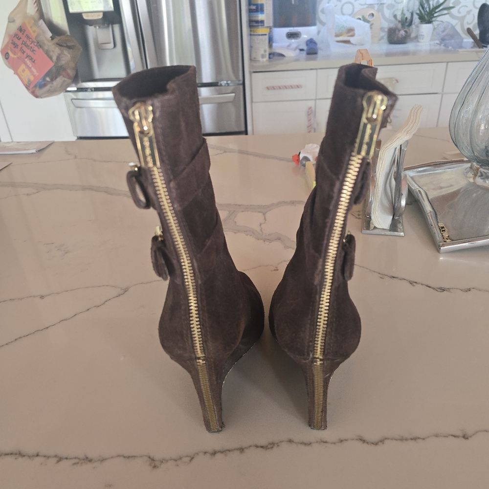 Michael Kors Dark Brown Ankle Booties